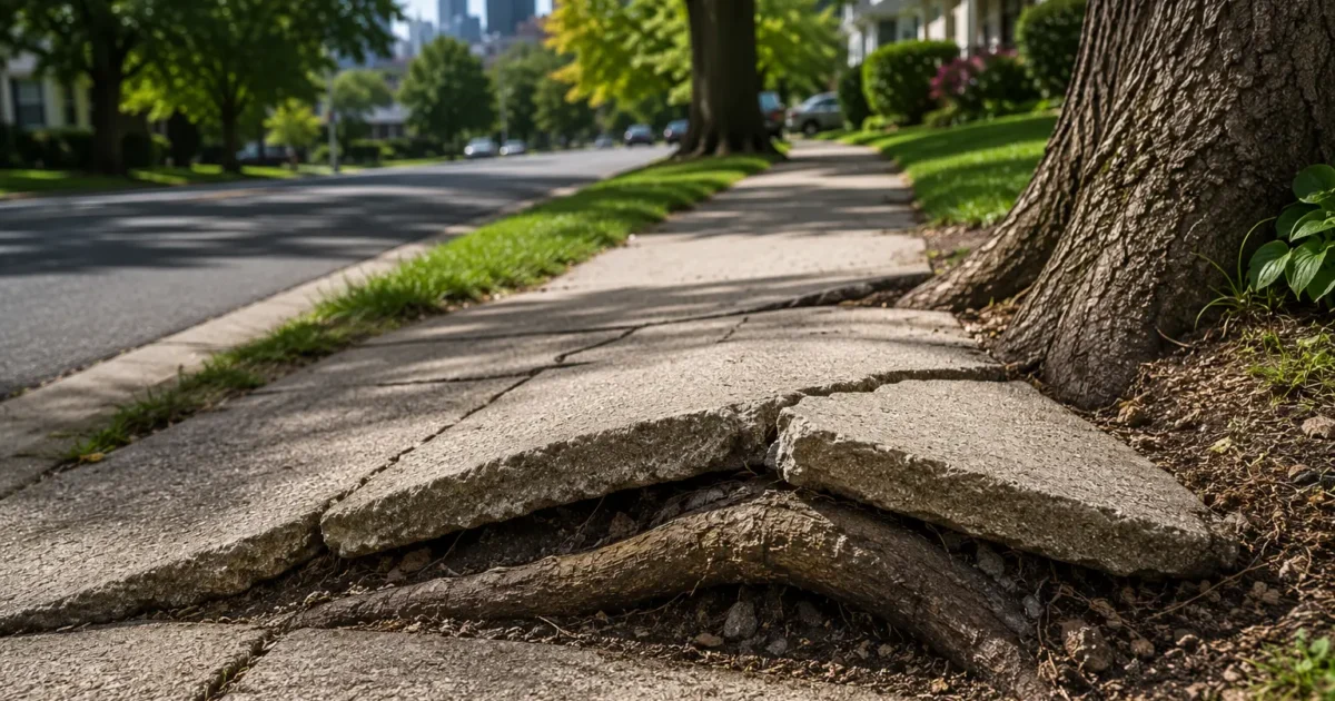 How Tree Roots Quietly Damage Driveways and Walkways in Rochester NY